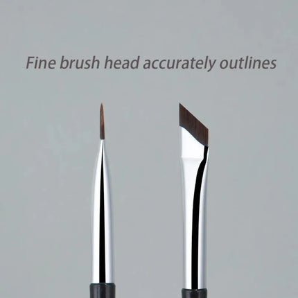 KSHBO The Upgrade Blade Eyeliner Brush Ultra Thin Fine Angle Flat Eyebrow Brush Under The Eyes Place Precise Detail Brush