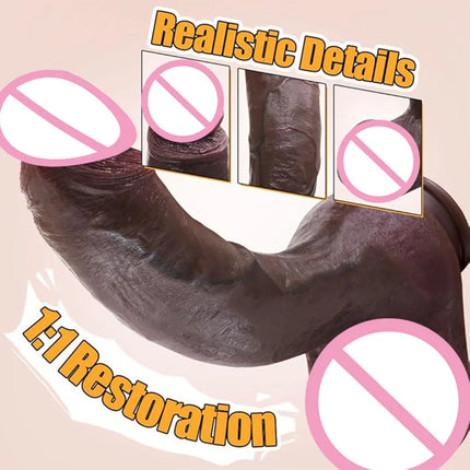 Realistic Dildo with Suction Cup Huge Dildos Adult Sex Toys for Woman Men Fake Dick Big Penis Anal Butt Plug Erotic Sex Shop 18+