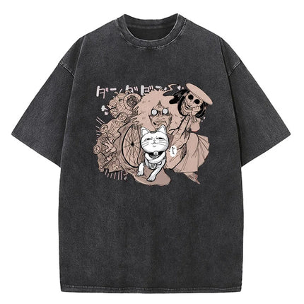 Japanese Anime Dandadan Okarun T-shirt Men T Shirt Cartoon High Quality Cotton Tshirt Aesthetic Fashion Tee Male