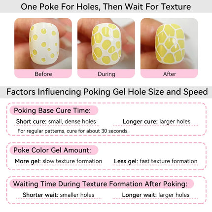 New Pretty 5ml Poke Poke Nail Art Gel Glue Black White Wave Texture Nail Painting Art Gel Soak Off UV LED Varnish 2026 Hot