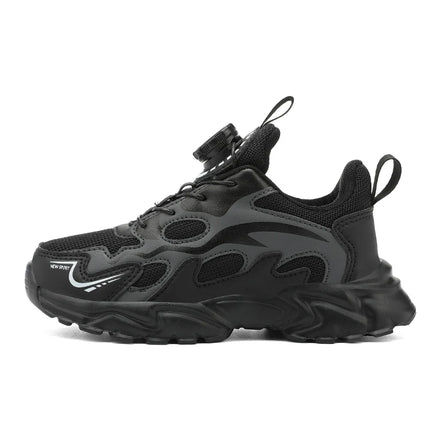 Children Sports Shoes Spring Breathe Mesh Thick Sole Light Anti Slip Children Daily Wear Casual Shoes Student Soft Running Shoes