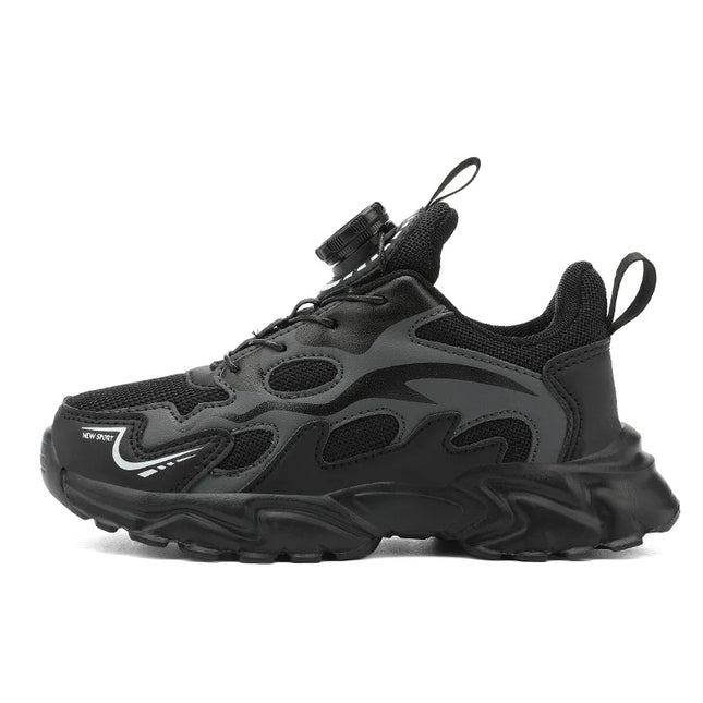 Children Sports Shoes Spring Breathe Mesh Thick Sole Light Anti Slip Children Daily Wear Casual Shoes Student Soft Running Shoes