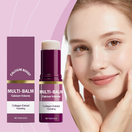 Calcium Volume Multi Balm Stick Anti-Wrinkle Hydrating Nourishing Firming Skin Nourishing Smoothing Collagen Moisturing Stick