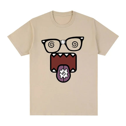 Fashion Kawaii Men T Shirt Pattern Y2K Cotton Print Round Neck Loose T-shirt Summer Women's Street Couple Tee Clothing