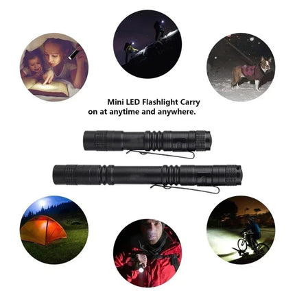 1PC Pen Doctor LED Flashlight Mini 9/13cm Portable White Light Dentist Nurse Torch Camping Hiking Adventure Out Flashlights