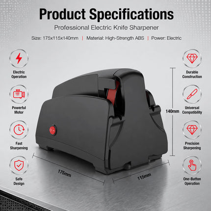 Home Use Electric Belt Sharpener, 4 Grits 120-1000#, Sanding Belt Knife Sharpening Tool for Kitchen
