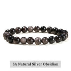 Silver Obsidian / 6mm