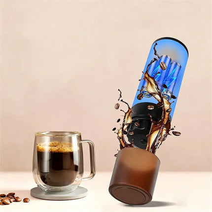 A29R Portable Espresso Machine Nano Car Coffee Maker For Large Capsules, Small Capsules Ground Coffee, Ideal For Hiking, Camping