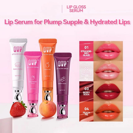 Fruit-flavored Enhancing Complexion Lip Serum, Hydrates and Moisturizes, Does Not Stick To The Cup, Convenient for Daily Use