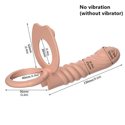 Penis Cover Ring Vibrators Anal Beads Dildo Butt Plug Male Prostate Massager Female Vagina Anus Stimulator Adults Sex Toys Shop