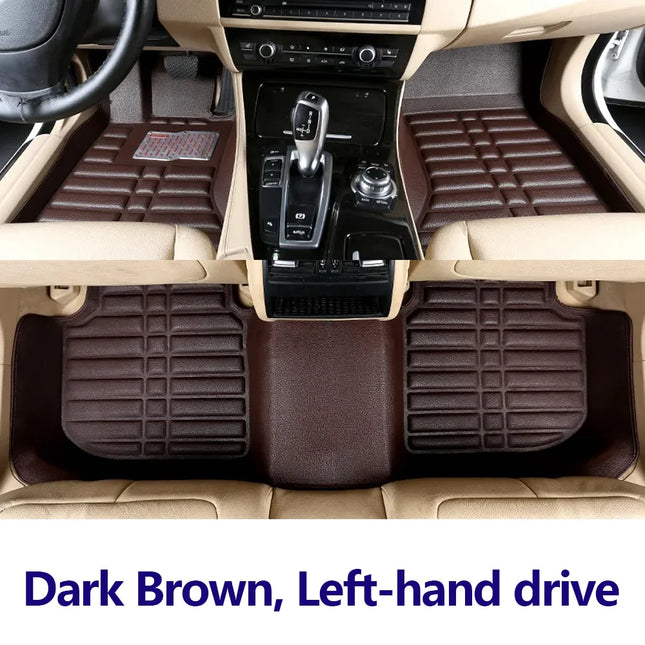 Car Floor Mat for Nissan Qashqai J11 Rogue Sport 2014~2021 Custom Foot Parts Leather Panel Liner Covers Rug Interior Accessories