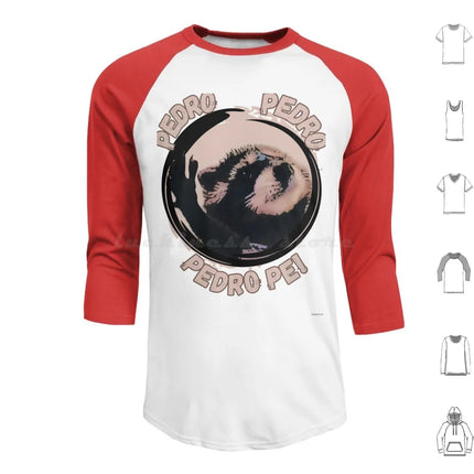 Pedro Dancing Rave Raccoon Hoodies Long Sleeve Pedro Pedro Pe Racoon Raccoon Cute Meme Rave Rave Racoon Viral Jaxomy