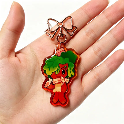 RBL X Cute World Acrylic Dandy Keychain Astro Sprout Cute Cartoon Bag Charm Kawaii Anime Pendant Gift for Game Fans