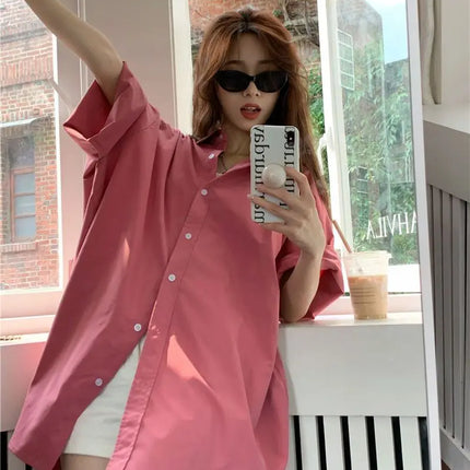 XEJ Elegant and Youthful Women's Blouses Oversize Shirts Women's Summer Clothing Spring 2022 Short-Sleeve Youth Blouses