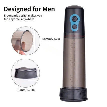 Electric Penis Pump for Enlargement Man Vacuum Pump Enlargement Extend Pump Penis Trainer Enlarger Male Masturbation