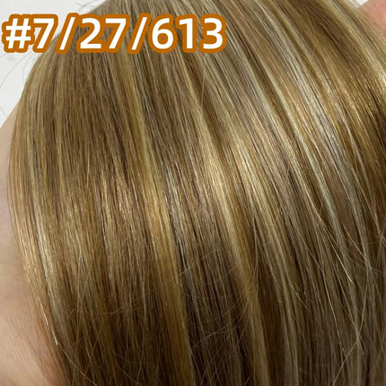 100% Real Human Vietnamese Hair Extensions no Weft Honey Blond Hair Bulks Virgin Hair Straight Weaving Hair for Braiding