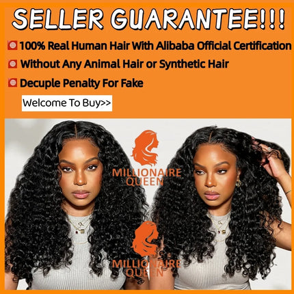 Deep Wave 13x4 HD LACE Frontal Only SKINLIKE 4x4 Real HD Lace Closure 13x4 HD Lace Frontal Pre Plucked Millionaire Queen