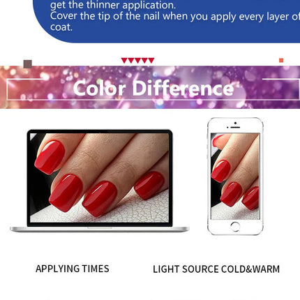 LILYCUTE 7ml Nail Polish Holographic Reflective Colorful Shining Effec Manicure Nail Art Varnish No Need Lamp Air Dry