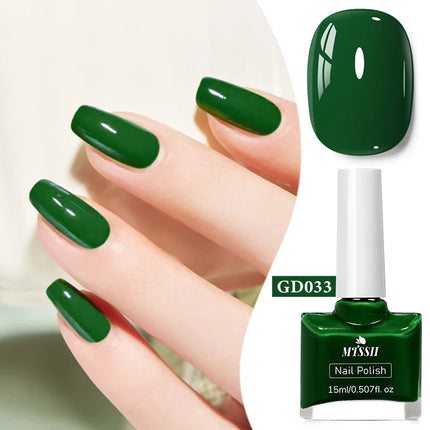 15ml Water-Based Nail Polish 40 Colors Long Lasting Quick Drying No Need of Lamp to Cure Nail Supplies Vernis for Nails Manicure