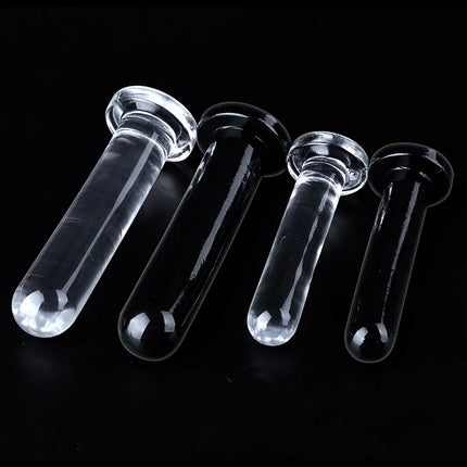 Clear TPE Anal Plug 24cm Small Dildos ButtPlug Pulling Beads Round Tube Masturbation Posterior Dilation Adult Sex Toys For Men