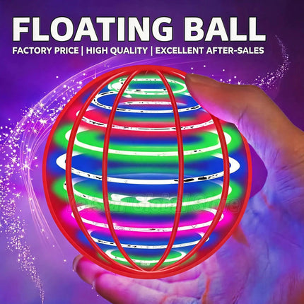 RC Magic Flying Ball Boomerang Fly Nova Orb Pro Mini Drone Hover Ball with LED Lights Flying Spinner Toy for Kids Christmas Gift