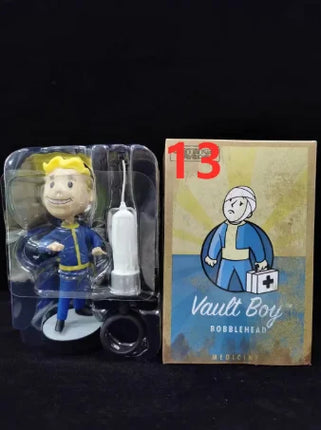 Anime Bobblehead Cute Vault Boy Full Set Action Figure Toys Collection Model Doll Desktop Ornament Display Boy Gifts