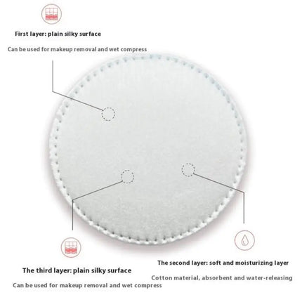 100pcs Cotton Pads Disposable Clean Cottons Face Nail Polish Remover Round Soft Face Cleansing Remover Pads Makeup Tools