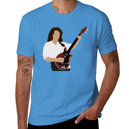 Minimal Brian May 1 T-Shirt plain funnys mens champion t shirts