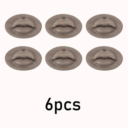 5D Dimensional Lip Practice Skin Microblading Permanent Makeup Soft Film Silicone PMU Lip Mold Beginner Tattoo Supplies Tool