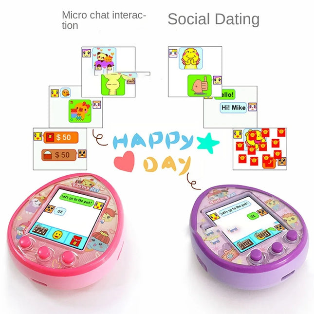 Game Console Electronic Pet Game Machine Unisex Childhood Nostalgia Tamagotchi Electronic Pets