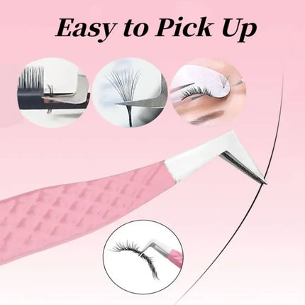 Lash Tweezers with Fiber Tip Tweezers for Eyelash Extensions Fiber Tips Eyelash Tweezers Eyelash Extensions Lash Tweezers