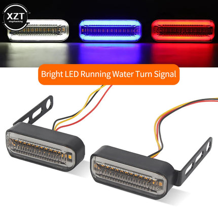 2 Pcs Motorcycle Turn Light 12V Signal Indicator Led Daytime Running Water Turn Light Turning Lights Motorcycle Warning Light