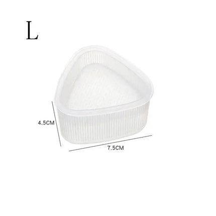 1/2Pcs Triangular Plastic Sushi Rice Ball Maker Mould Onigiri Mold Set Kitchen Gadgets Stuff Transparent Bento Accessories