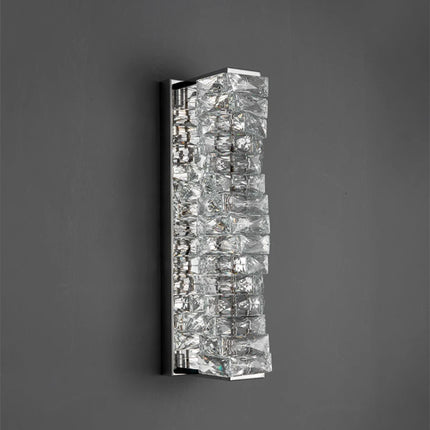 Luxury Crystal Wall Lamp Modern LED Sconce Chrome Gold Mirror Wall Light For Living Room Bedroom Aisle Indoor Decor Vanity Light