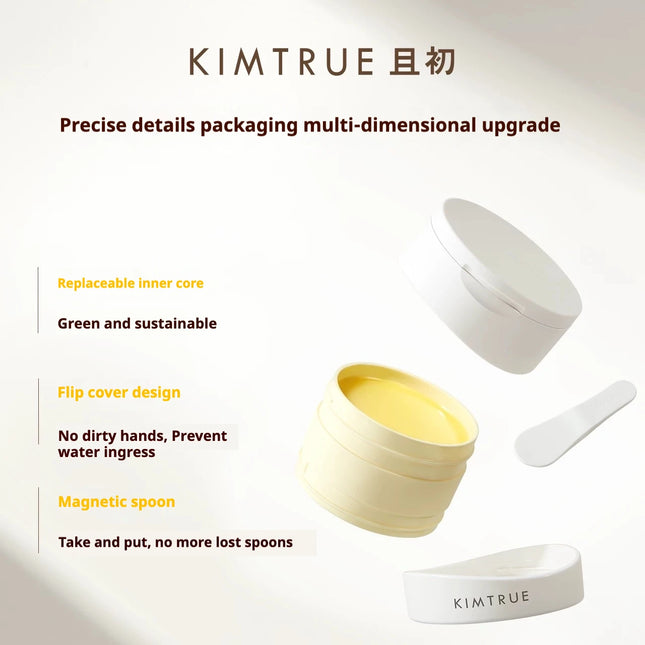 KIMTRUE Mashed Potato Cleanser Cream Makeup Remover Deep Cleansing Face Eyes And Lips Mild Ice Cream Cleansing Oil 90ml