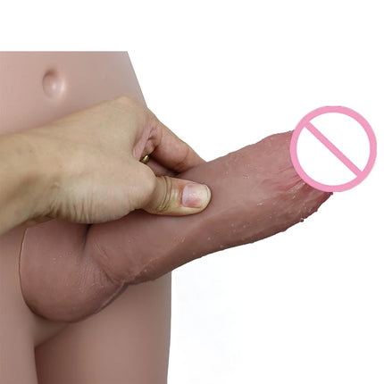 Super Skin Silicone Realistic Dildo Soft Suction Cup Big Huge Strapon Penis Dick Adults Sex Toys For Women Female Masturbator