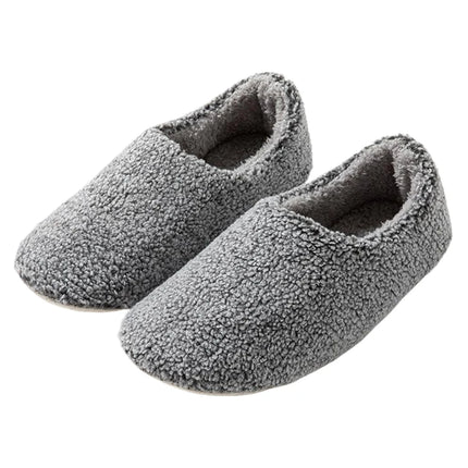 Women Plush Slippers Bedroom House Shoes Comfortable Closed Back Indoor Slippers Non-Slip Fuzzy Home Slippers for Indoor Outdoor