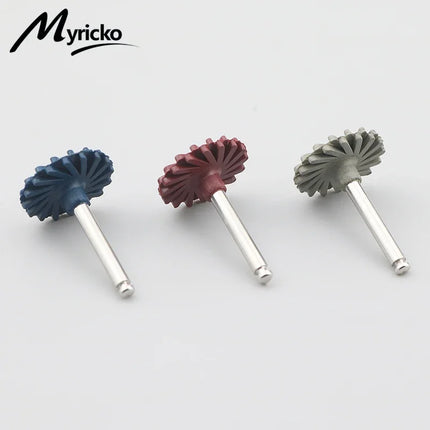 Dental Composite Resin Polishing Kit: Rubber Polishers, Diamond Systems, RA Discs, 14mm Wheels, Spiral Flex Brushes & Burs