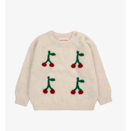 2025 New BC Round Neck Pullover Warm Sweater for Boys and Girls Children's Clothing Animal Cartoon Pattern Warm Birthday Party