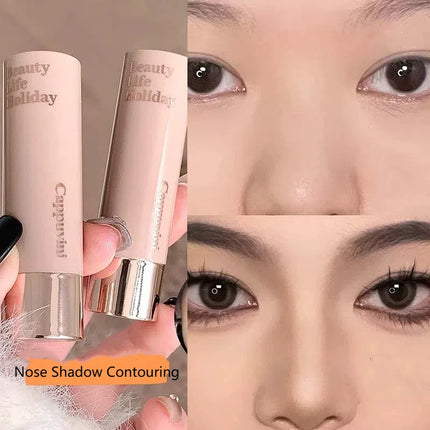 Waterproof Nose Shadow Contouring Bronzer Highlighters Stick Matte Grey Brown Bronzer Contouring Stick Face Brighten Cosmetics