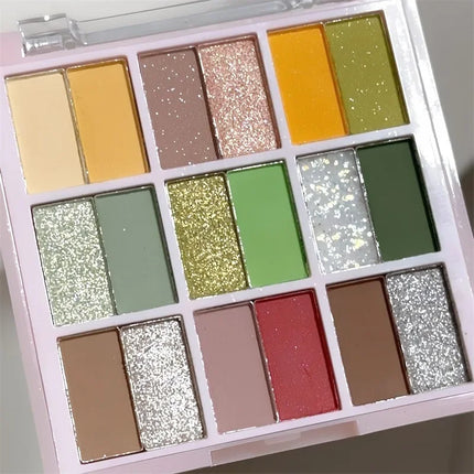 18Color Eyeshadow Palette Gliter for Eyes Shadow Palette Long Lasting Korean Eye MakeUp Eyeshadow Palette Cosmetics Eye Shadow