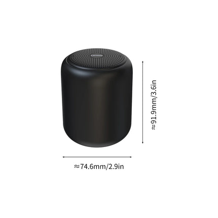Lenovo IPX4 Waterproof 360° Surround Sound, 1200mAh Battery Compact Subwoofer, Portable Bluetooth 5.4 Speaker for Outdoor & Home