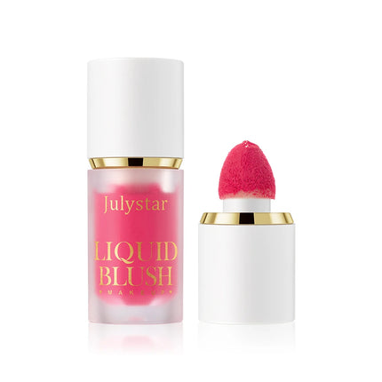 6 Color liquid powder blusher is durable and natural, easy to mix, light in texture, suitable for all skin colors, and suitabl