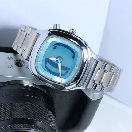Fashion Digital Display Dynamic Watch Vintage y2k Waterproof Quartz Wristwatch for men Square Shape Cool watches reloj hombre