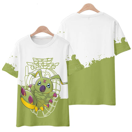 Anime Digimon Adventure 3D Print T-Shirts Men Women Casual Streetwear Oversized Short Sleeve T Shirt Male Tees Tops Man Clothing