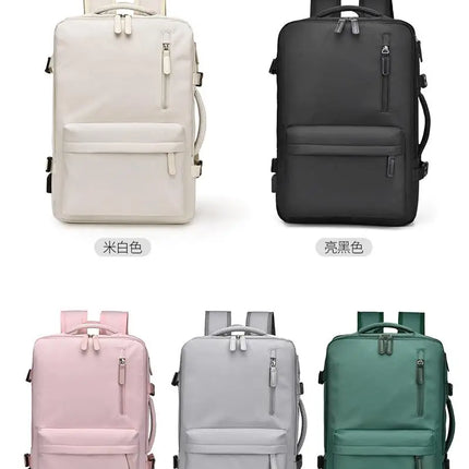 Travel Backpack 46x30x20 Cabin Waterproof Y2k Bags Carryon For Laptop 15.6 Inch High Quality Ryanair With USB Charging Sports