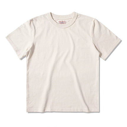 Red Tornado 270g Plain T-Shirts Amekaji Men Heavyweight Cotton Crew Neck Tee Shirt