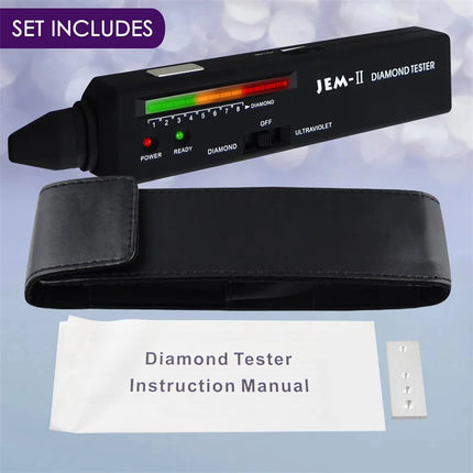 2 in 1 With UV High Accuracy Jewelry Selector Tester Diamond Mosangite Gem Appraisal Pen Professional Tester Pro Jeweler Tool