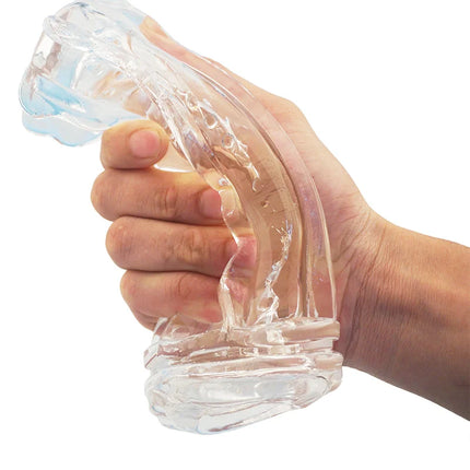 Male Masturbator Cup Soft Pussy Sex Toys Transparent Vagina Adult Endurance Exercise Adult supplies Vacuum Pocket Cup for Men