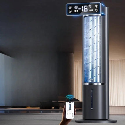 Turbo Cooling Air Conditioner Fan 3-in-1 Evaporative Cooler with 16L Tank 12H Continuous Use for Large Rooms/Dormitory/Workshop
